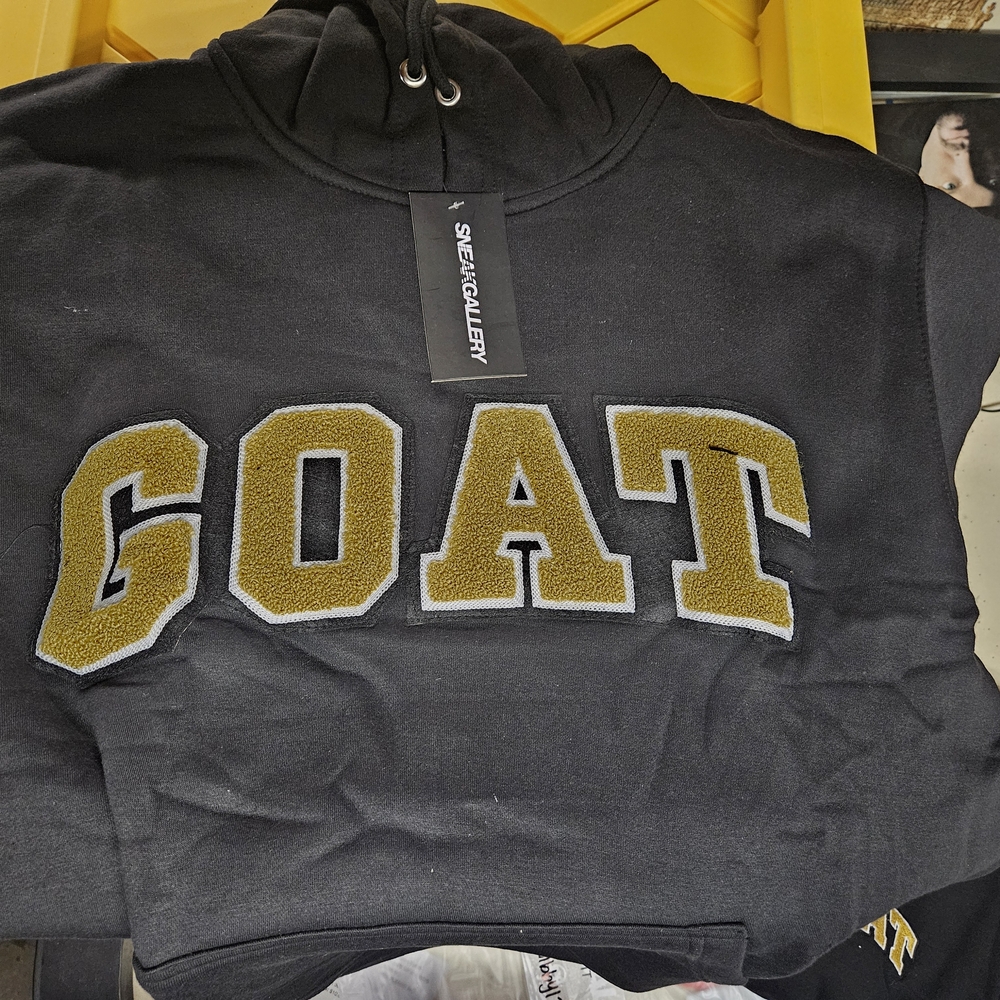 GOAT Black and Gold Men's Sweatsuit